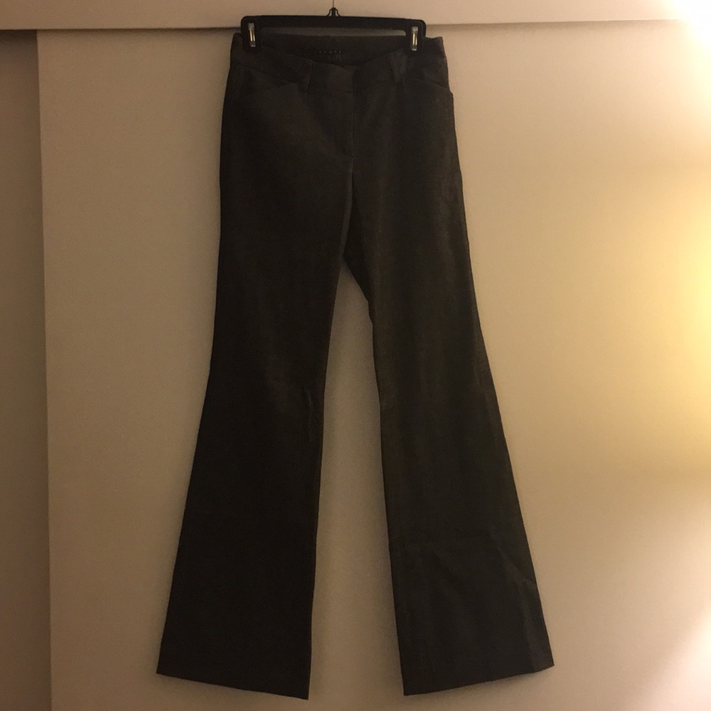 Theory Bootleg Size 0 Charcoal Dress Pants